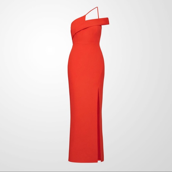 BCBGMaxAzria Slit Grown - (New) Vibrant Orange - Picture 7 of 11